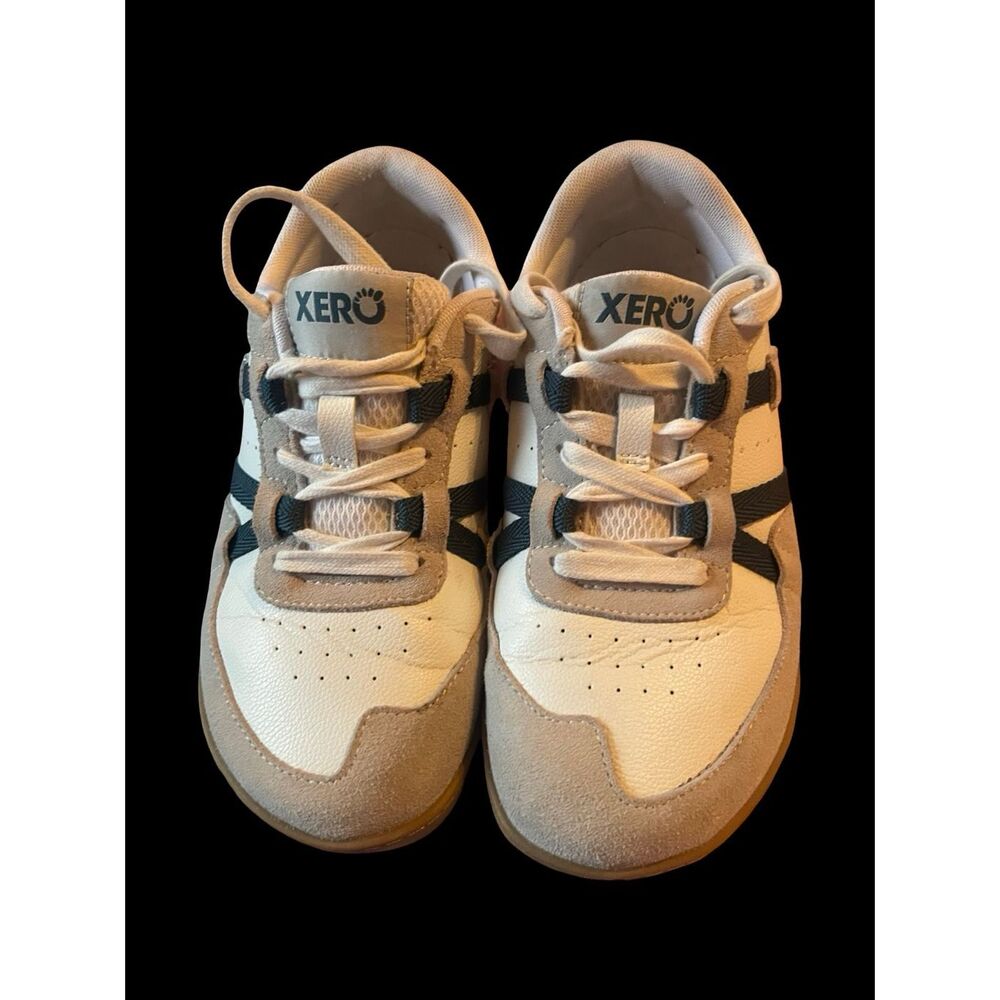 Xero Womens White Green Kelso Walking Athletic Barefoot Kelso Sneakers Size 7